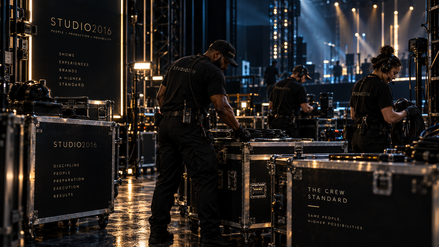 STUDIO2016 crew standard backstage production team